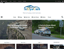 Tablet Screenshot of indyacars.com
